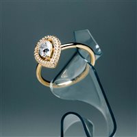 Ring Rosato Woman Anna in Silver Zirconia RZAN32C - RZAN32C